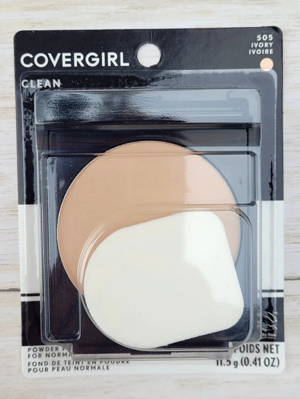 Covergirl Clean Powder Foundation for Normal Skin 505 Ivory NIB